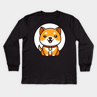 Baby Doge Kids Long Sleeve T-Shirt